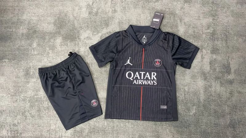 PSG Kids Fourth Black Special Kit 