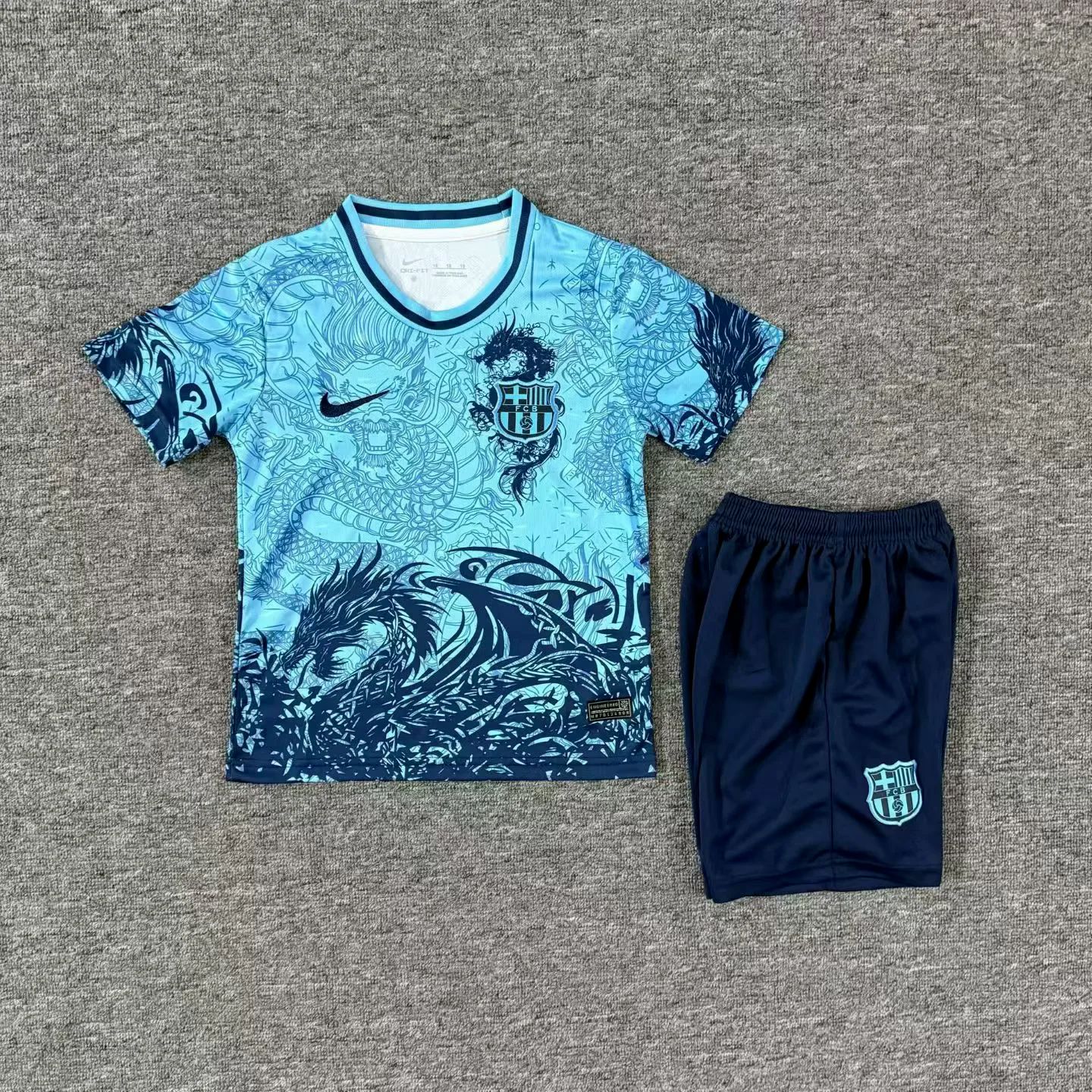 Barcelona Blue and Navy Dragon Kids Special Kit Barcelona Blue and Navy Dragon Kids Special Kit