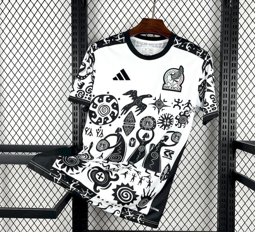 Mexico Black and White Special Stadium Jersey