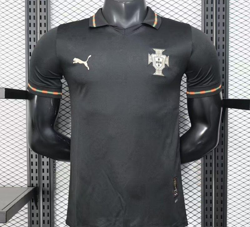 Portugal Black Golfer Special Vapor Jersey Portugal Black Golfer Special Vapor Jersey
