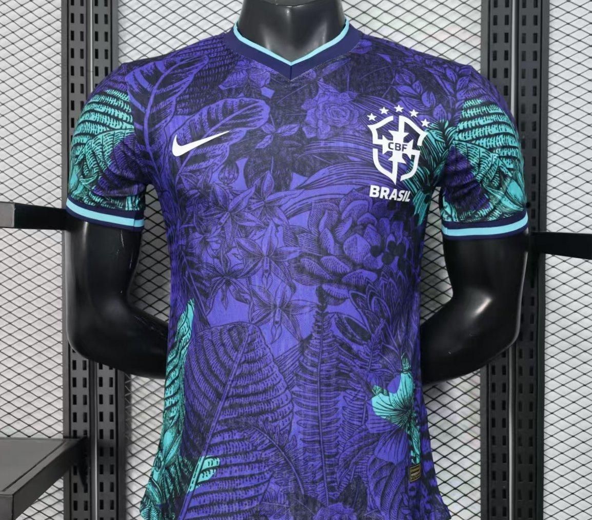 Brazil Purple and Teal Island Special Vapor Jersey Brazil Purple and Teal Island Special Vapor Jersey