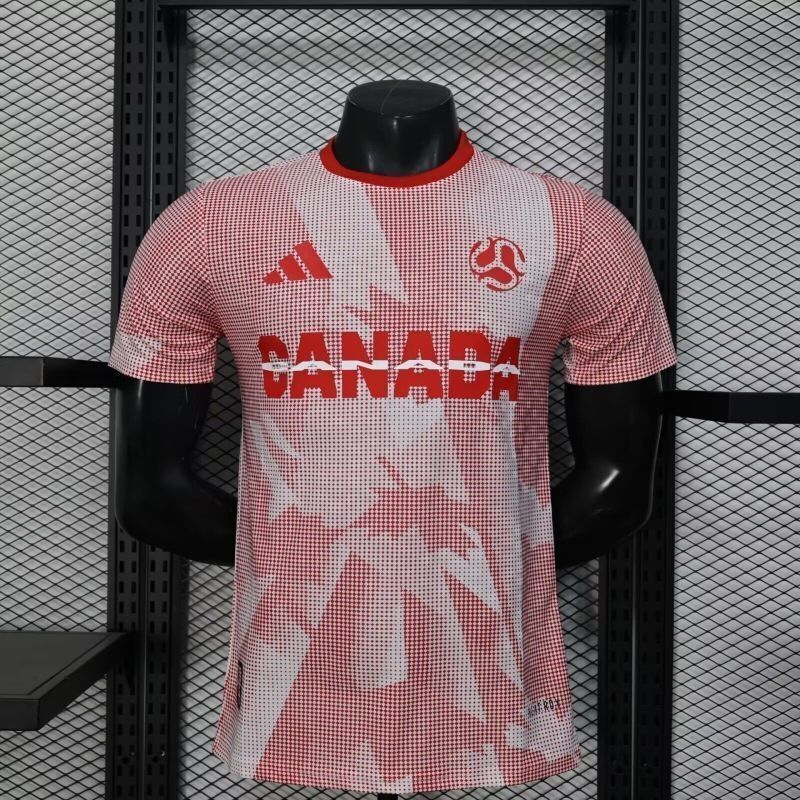 Canada Red, White and Pink Special Vapor Jersey