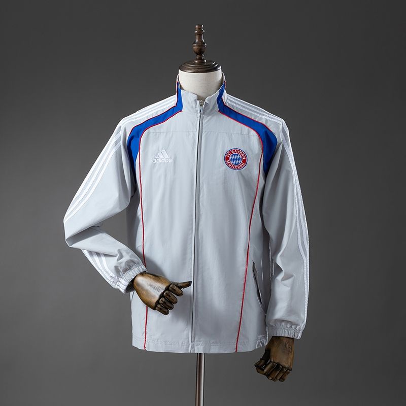 Bayern Munich Grey Windbreaker Bayern Munich Grey Windbreaker