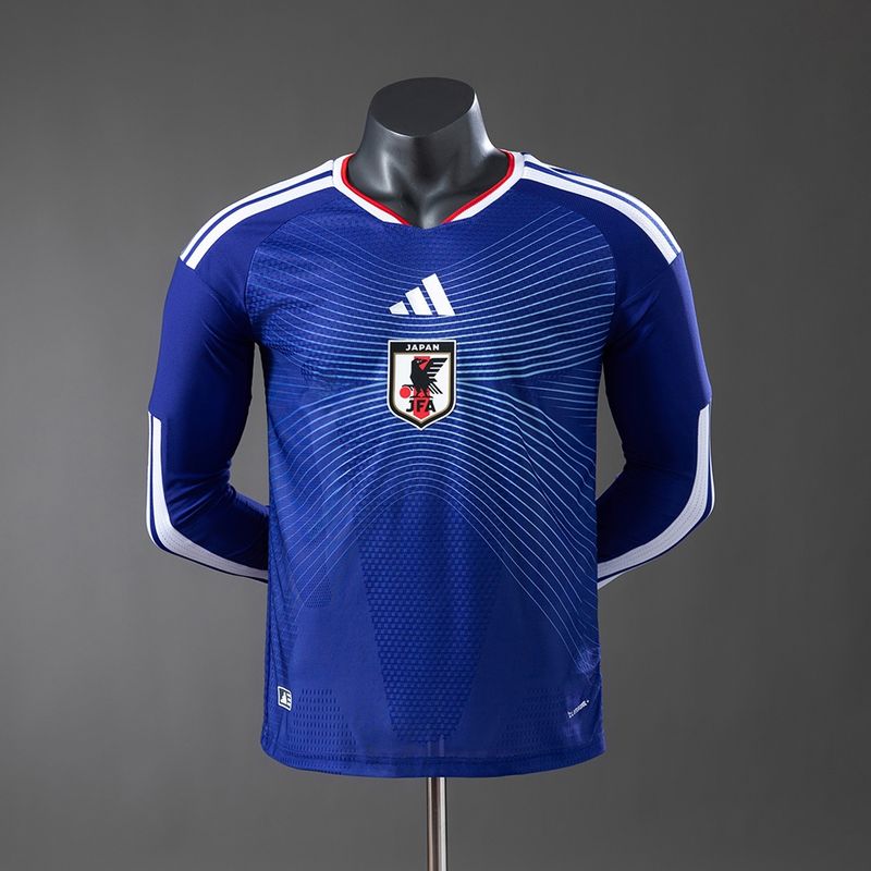 Japan Home Long Sleeve Player Jersey