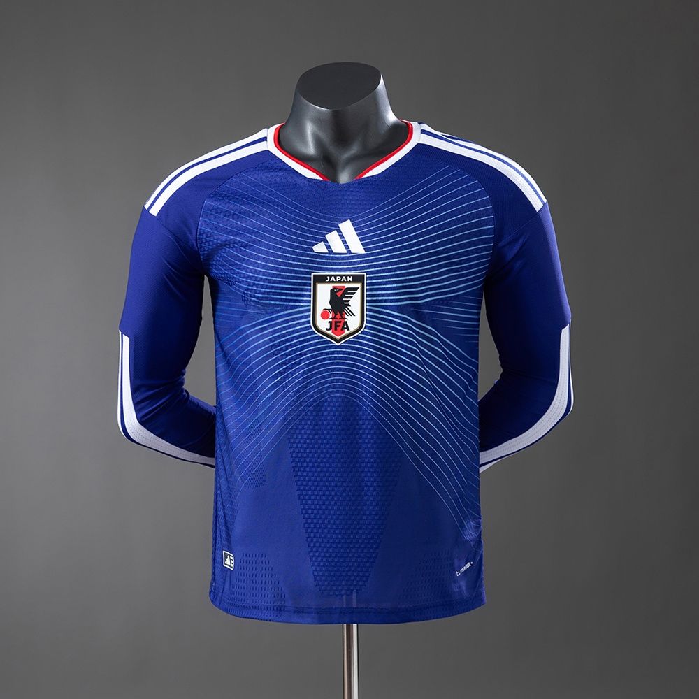 Japan Home Long Sleeve Player Jersey