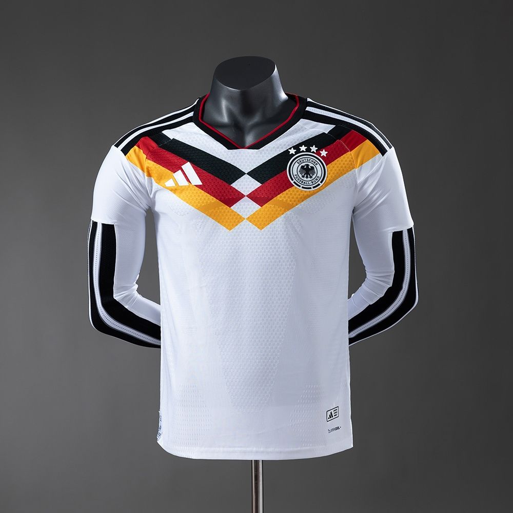 Germany Home Long Sleeve Player Jersey