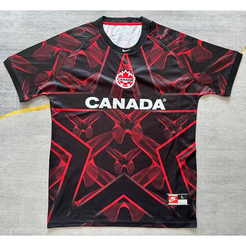 Canada Black and Red Special Stadium Jersey Canada Black and Red Special Stadium Jersey