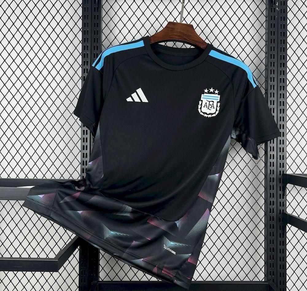 Argentina Black Goalkeeper Special Stadium Jersey