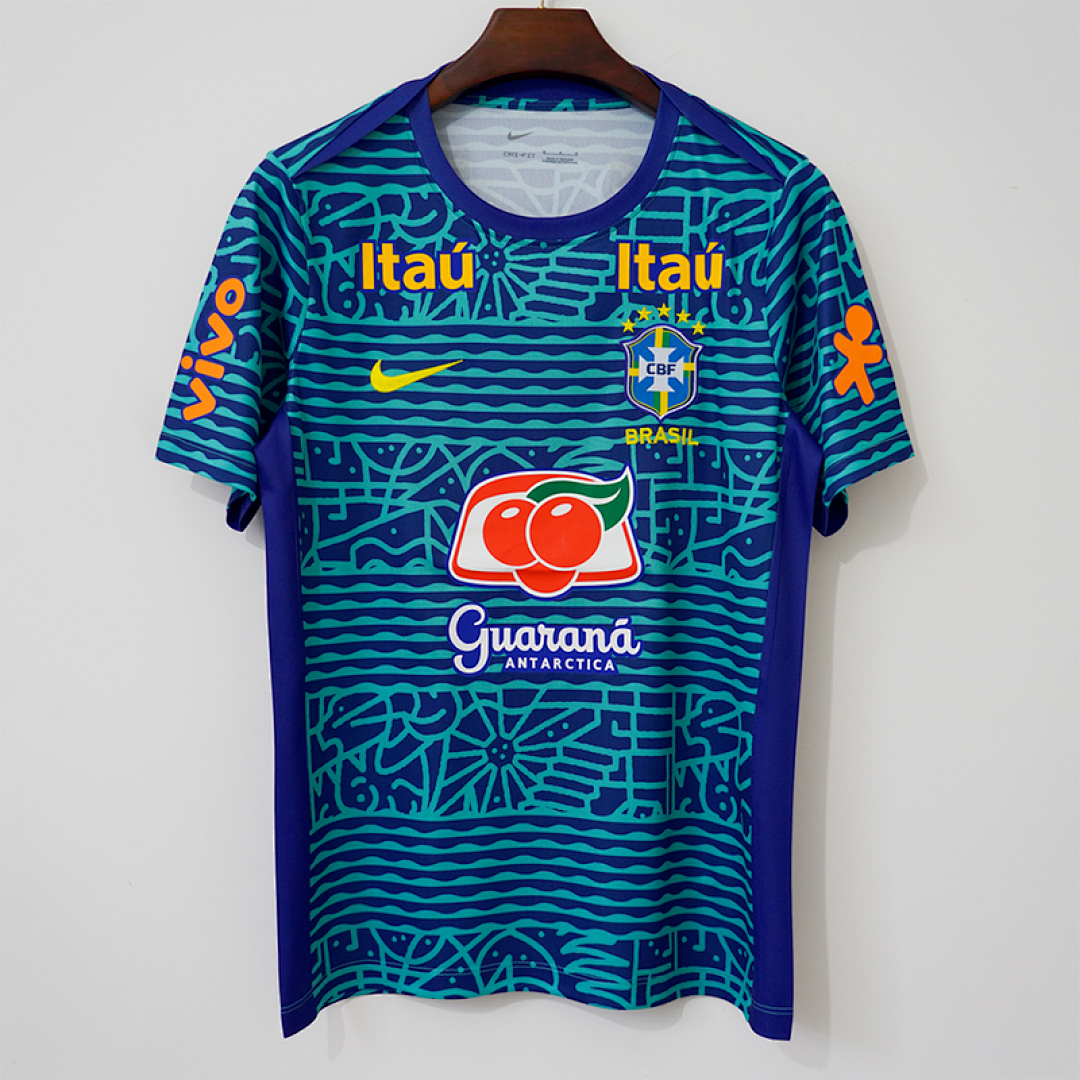 Brazil Blue and Turquoise Special Stadium Jersey