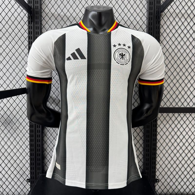  Germany Black and White Stripe Special Vapor Jersey
