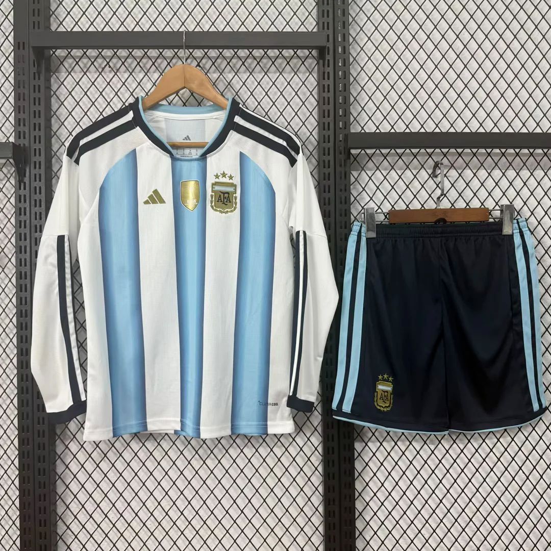 Argentina Home Long Sleeve Kids Kit