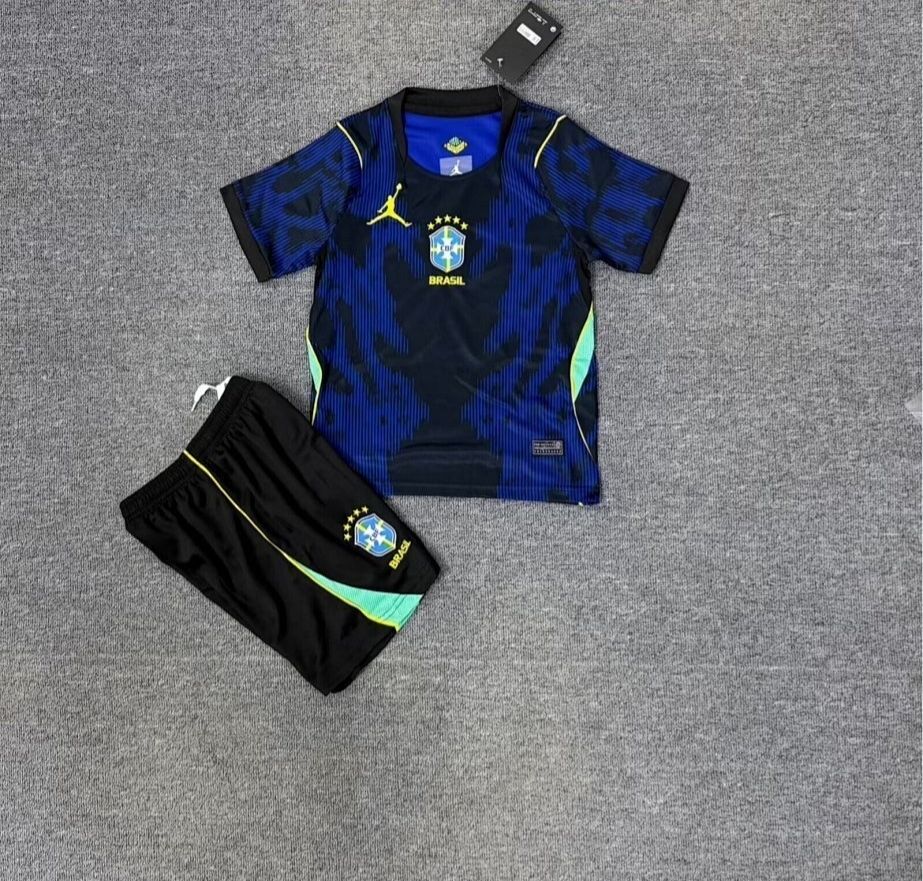 Brazil Away Kids Kit