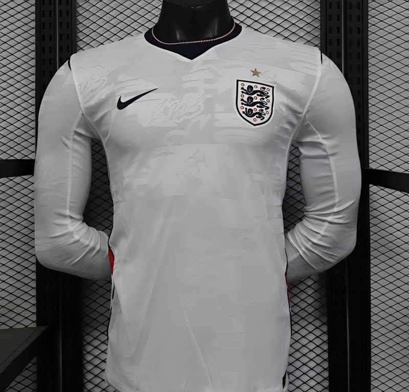 England Home Long Sleeve Player Jersey