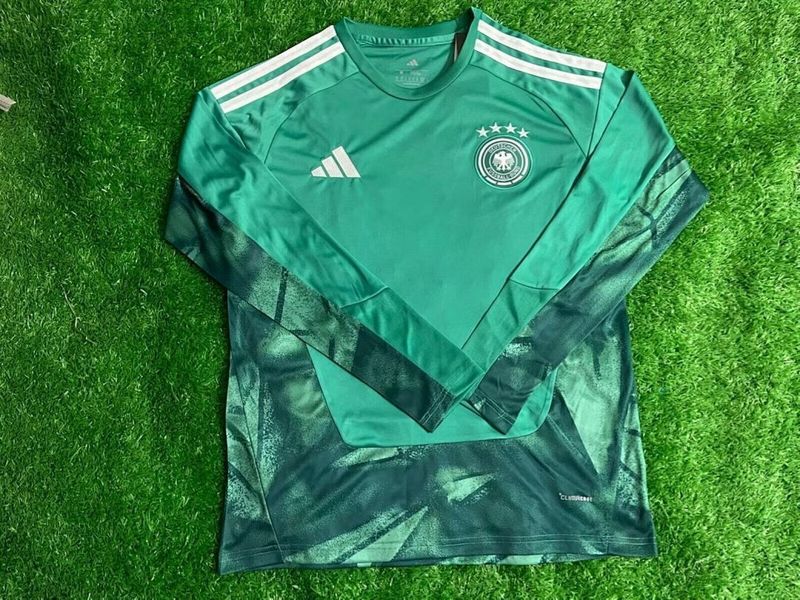 Germany Green Goalkeeper Special Long Sleeve Fan Jersey