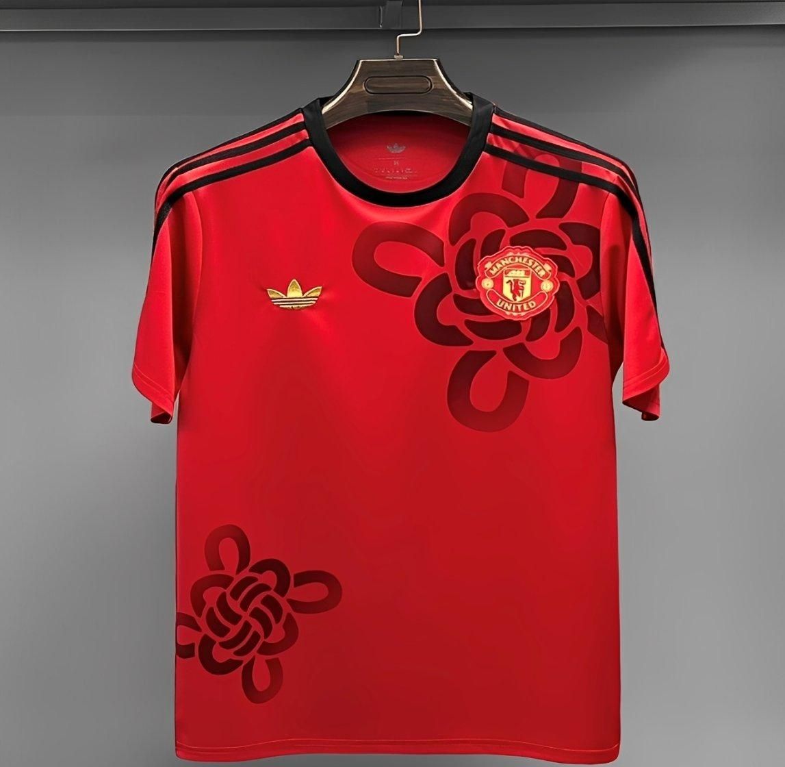 Man United Red Chinese Knot Special Fan Jersey