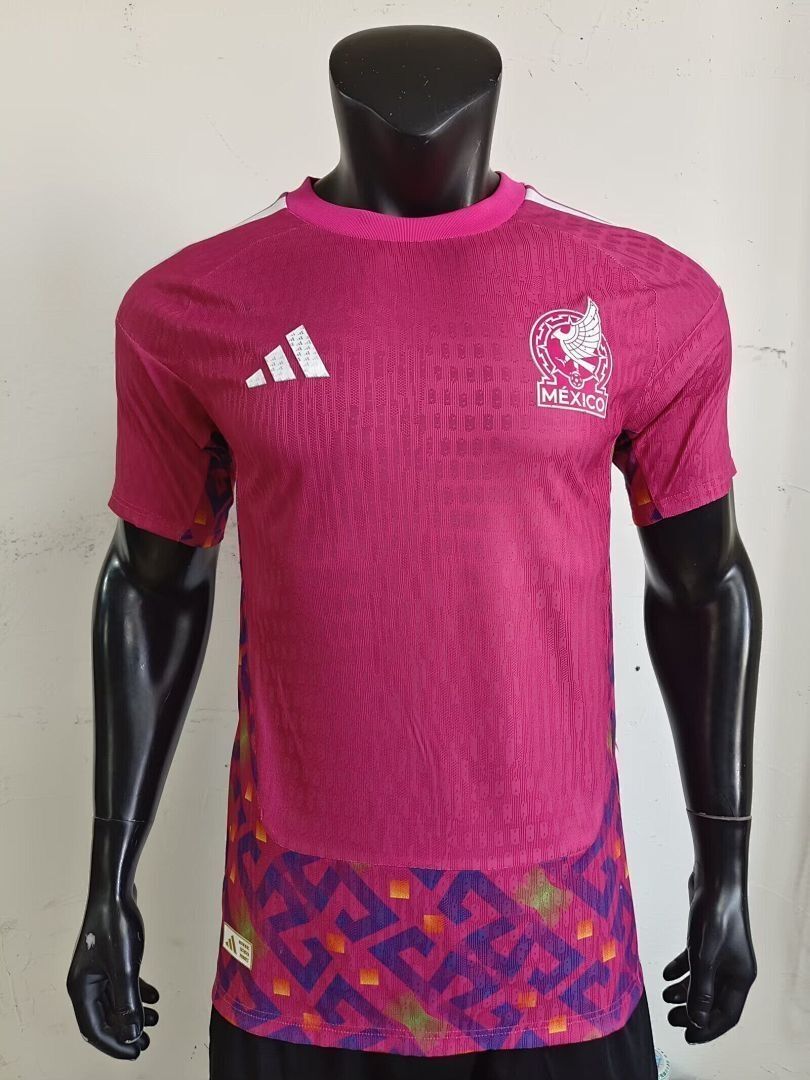 Mexico Pink Goalkeeper Special Vapor Jersey