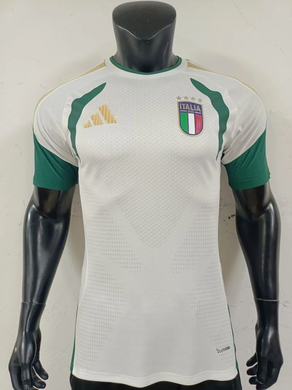 Italy White and Green Training Special Vapor Jersey