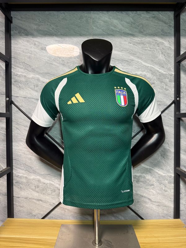 Italy Green and White Training Special Vapor Jersey