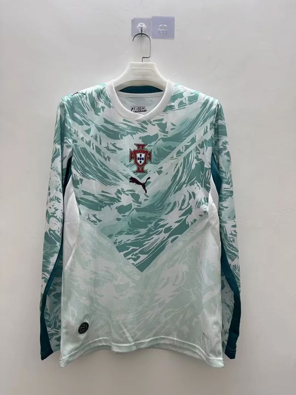 Portugal Away Long Sleeve Fan Jersey
