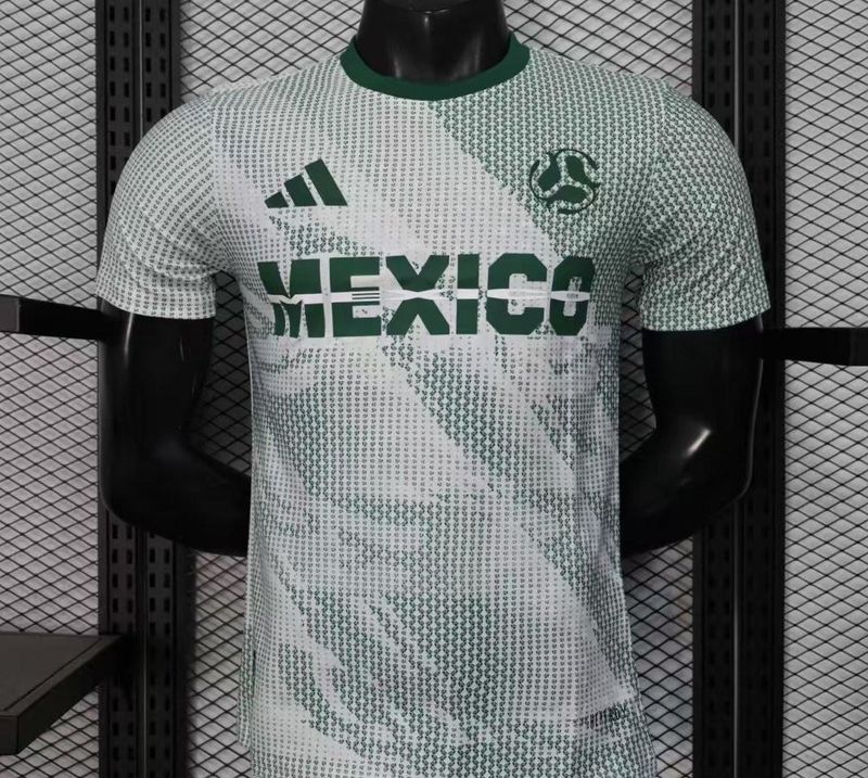 Mexico Green and White Special Vapor Jersey