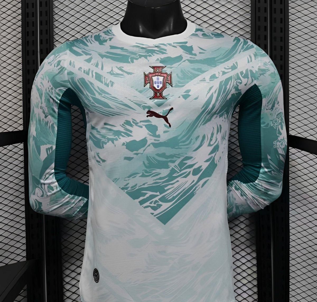 Portugal Away Long Sleeve Player Jersey