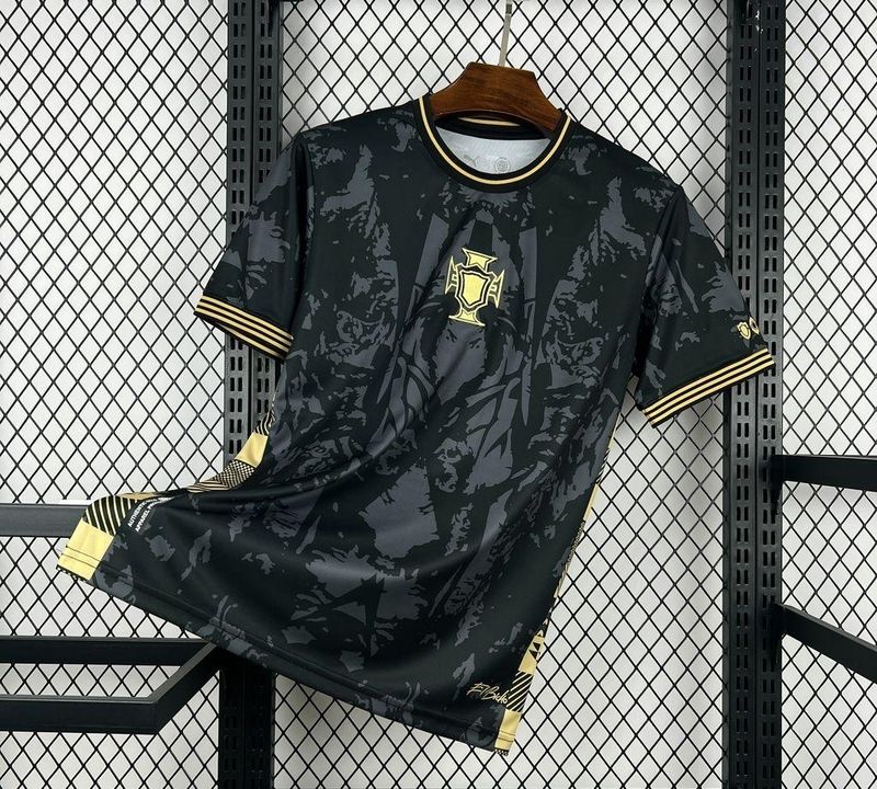 Portugal Black, Grey and Tan Special Stadium Jersey