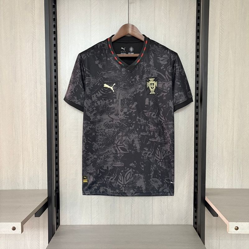 Portugal Black Special Stadium Jersey