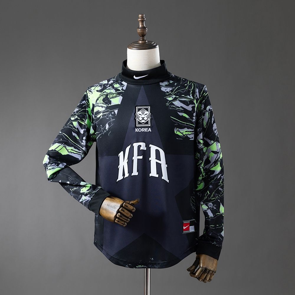 South Korea Black Special Long Sleeve Fan Jersey South Korea Black Special Long Sleeve Fan Jersey