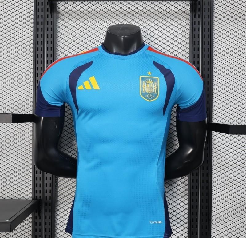Spain Blue and Navy Special Vapor Jersey