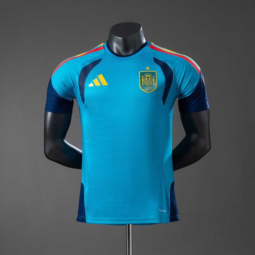 Spain Blue and Navy Special Vapor Jersey Spain Blue and Navy Special Vapor Jersey