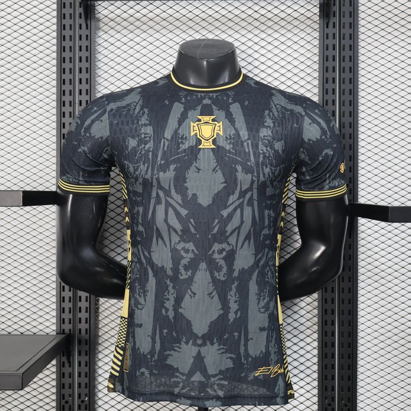 Portugal Black, Grey and Tan Special Vapor Jersey