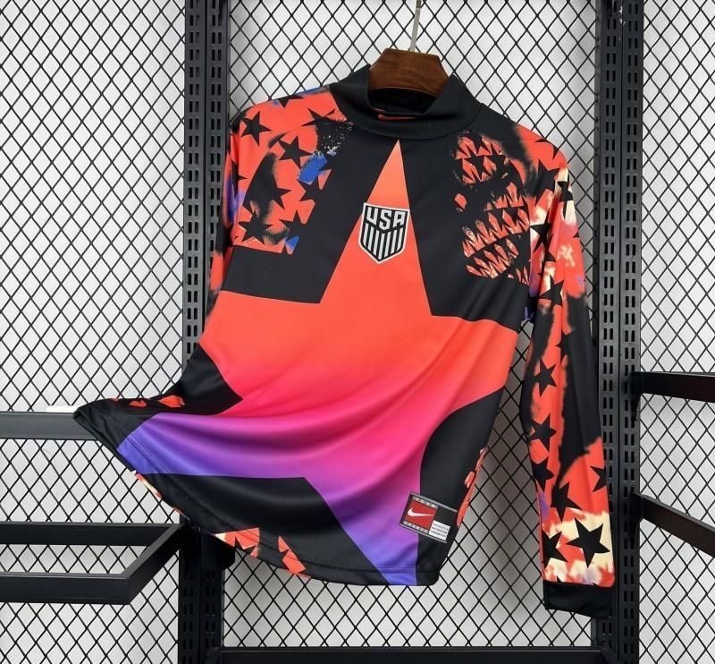 USA Sunset Special Long Sleeve Fan Jersey