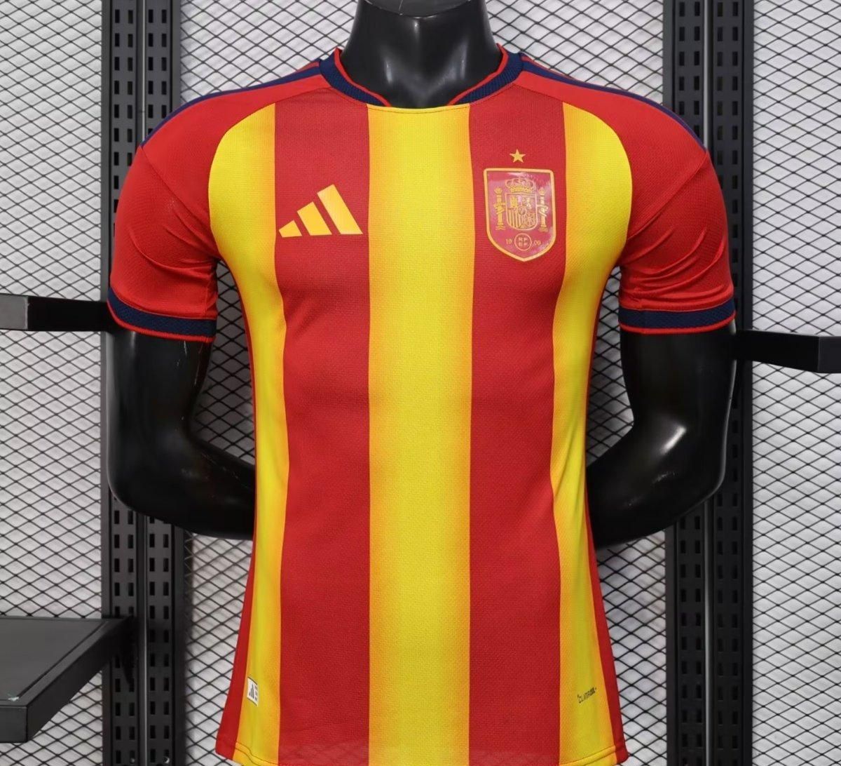 Spain Red and Yellow Stripes Special Vapor Jersey