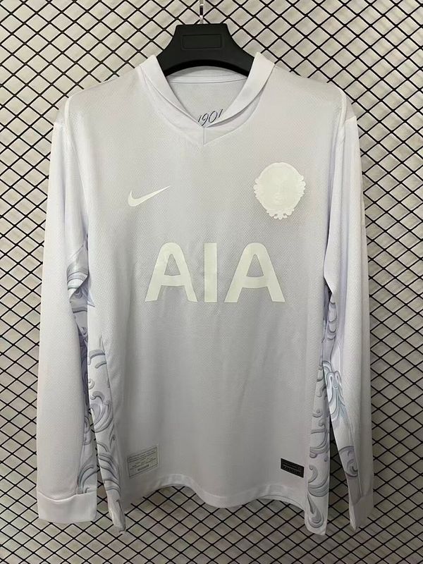 Tottenham 125th White Long Sleeve Fan Jersey