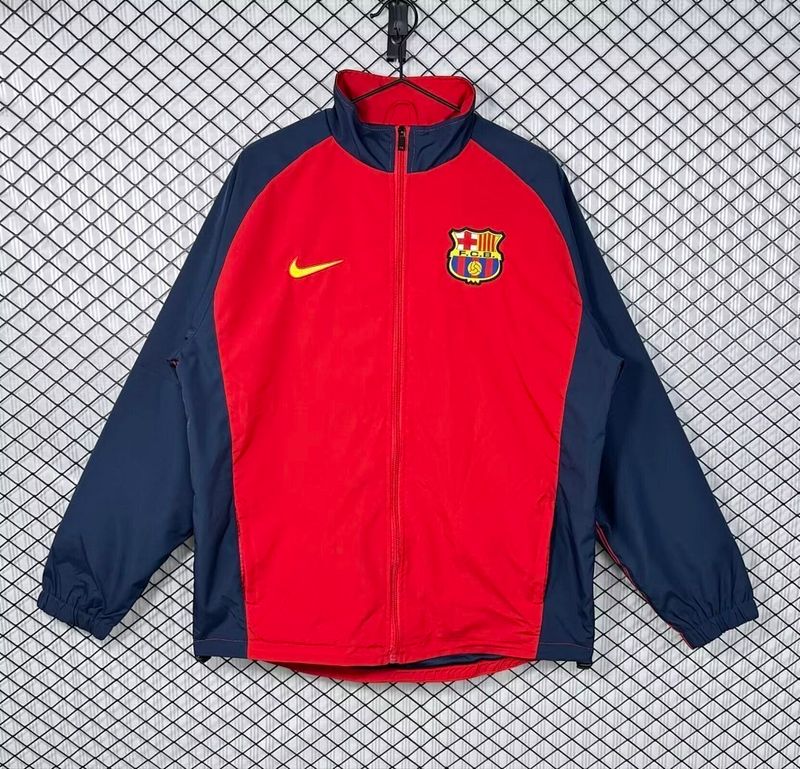 Barcelona Red and Navy Windbreaker 