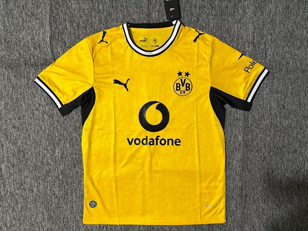 Dortmund Yellow and Black Vodafone Special Fan Jersey