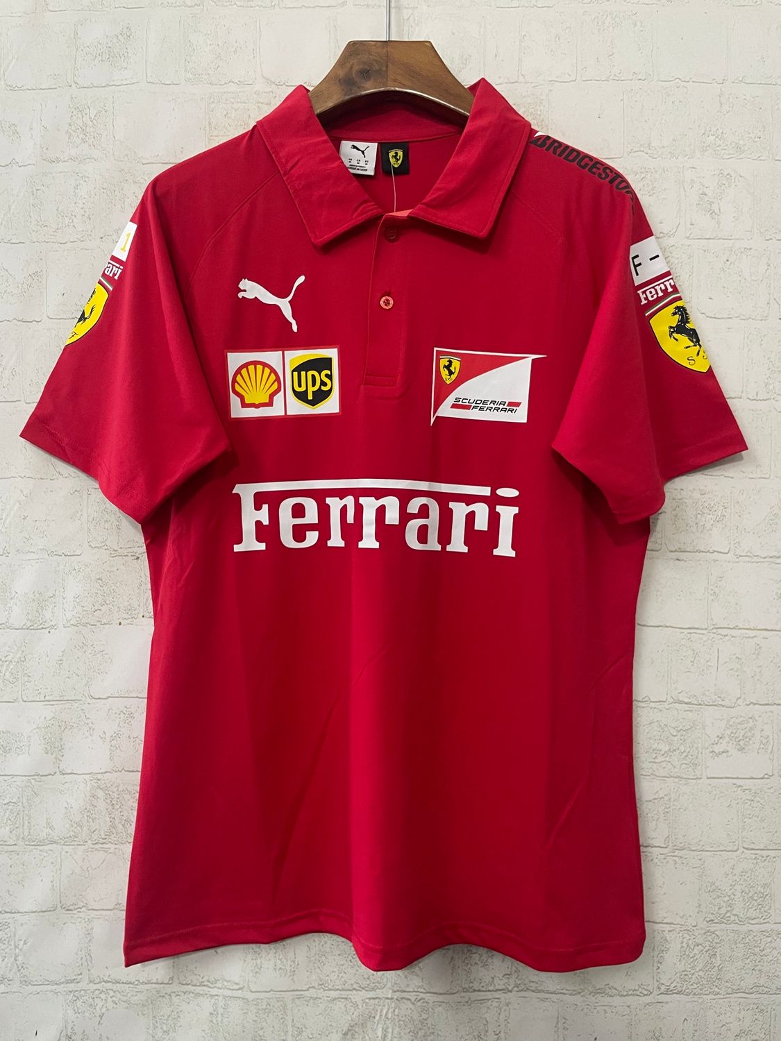 Ferrari Red Collar Racing Suit 