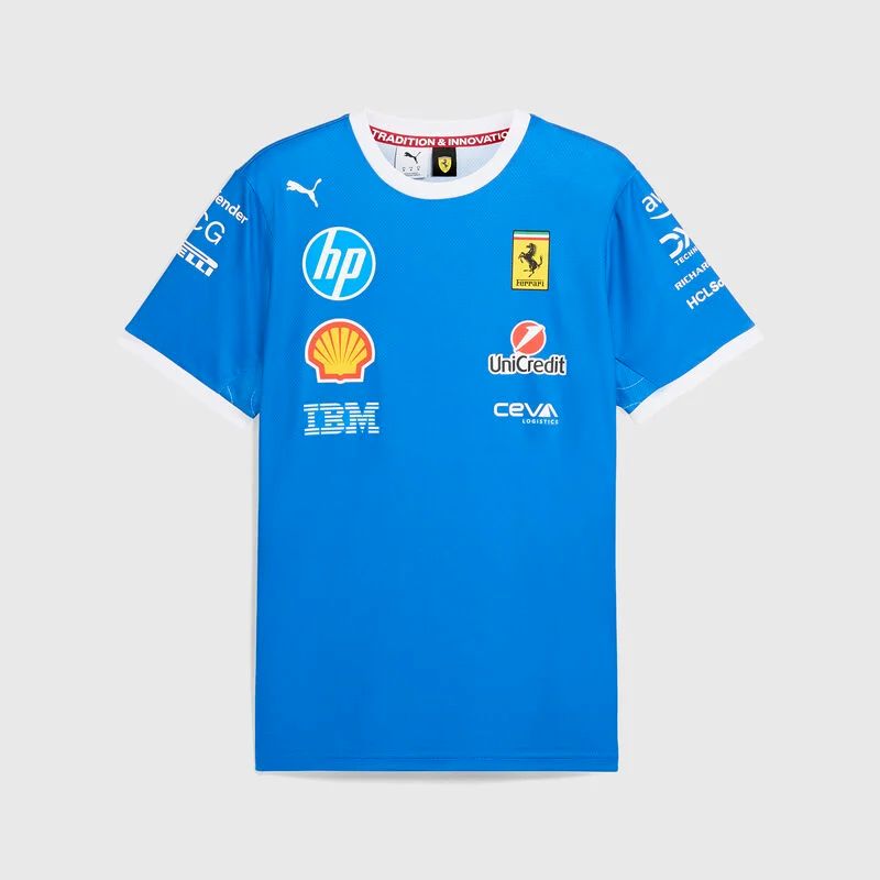 Ferrari Blue Crewneck Racing Suit 