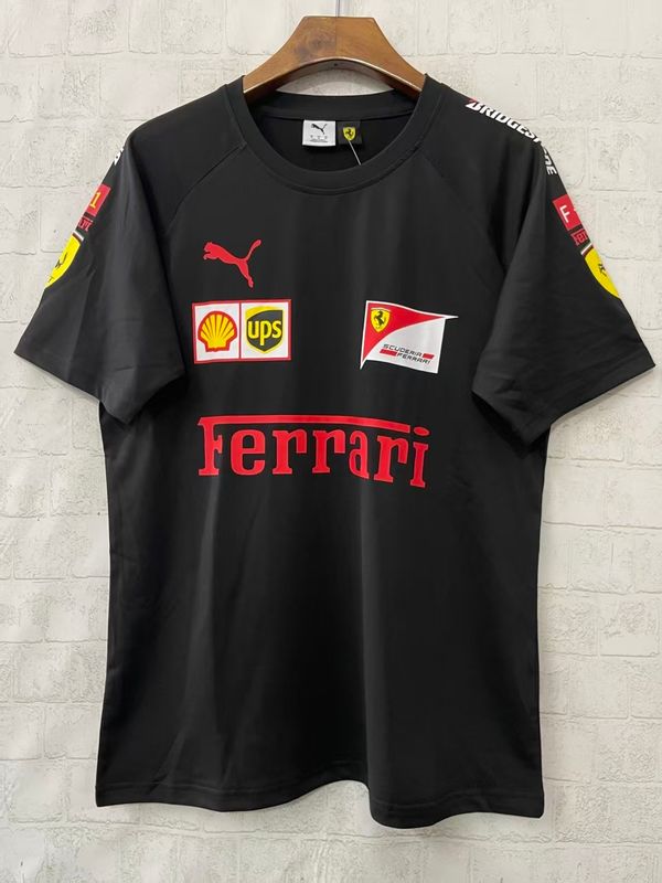 Ferrari Black Crewneck Racing Suit 