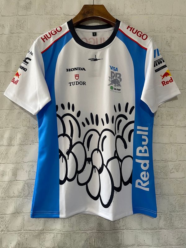 Red Bull Blue and White Crewneck Racing Suit 