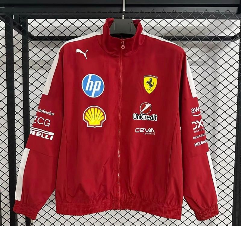 Ferrari Red Windbreaker 