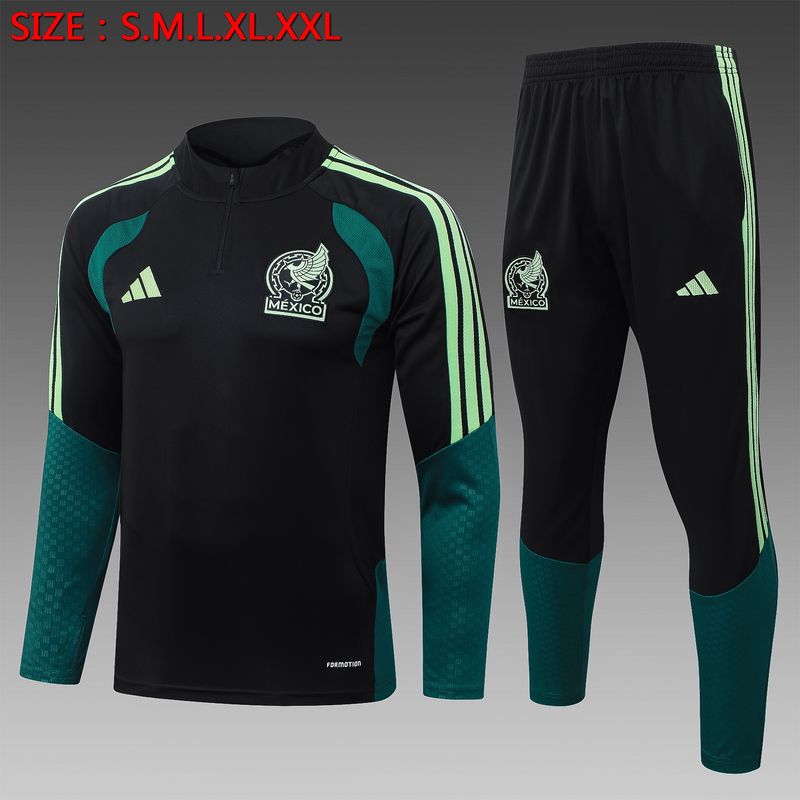 Mexico Black and Green Long Sleeve Training Set