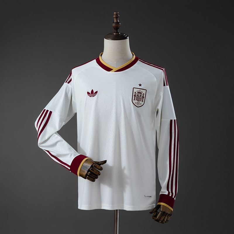 Spain Away Long Sleeve Fan Jersey