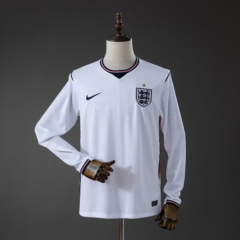 England Home Long Sleeve Fan Jersey