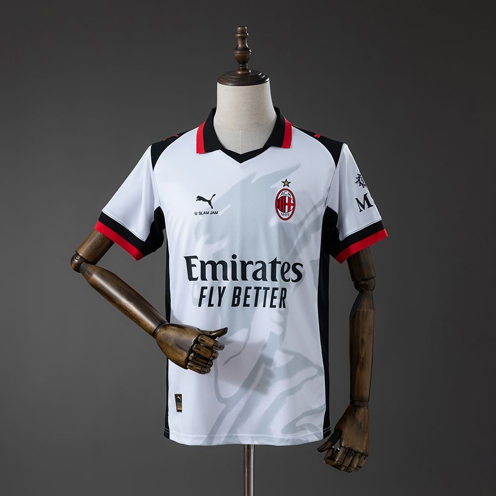 AC Milan White Slam Jam Fan Jersey