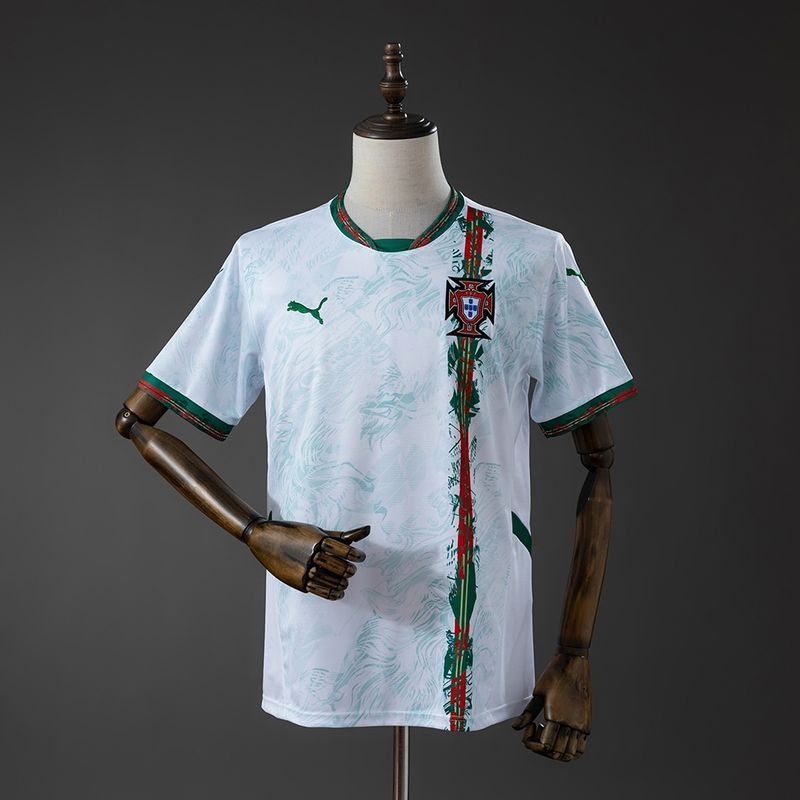 Portugal White and Green Special Stadium Jersey Portugal White and Green Special Stadium Jersey