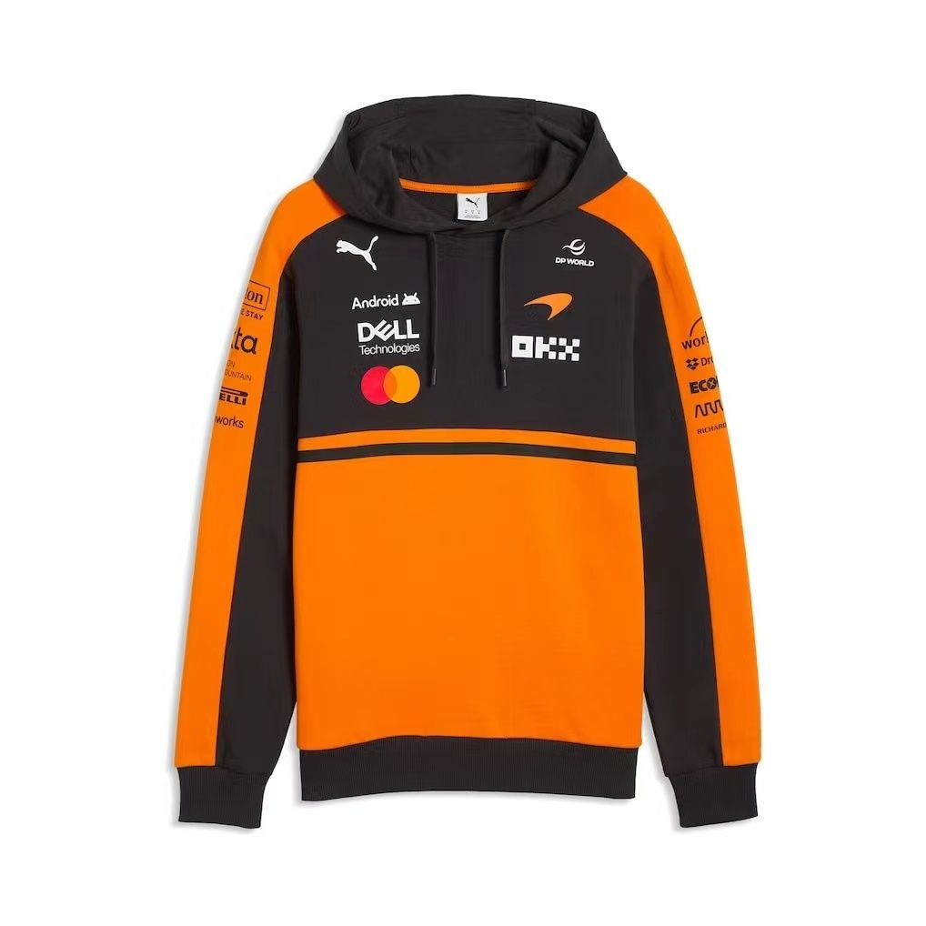 McLaren Orange and Navy Hooded Jacket 