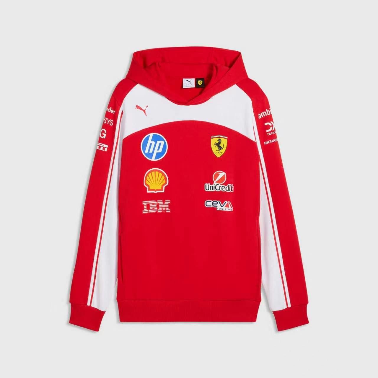 Ferrari Red Hooded Jacket 