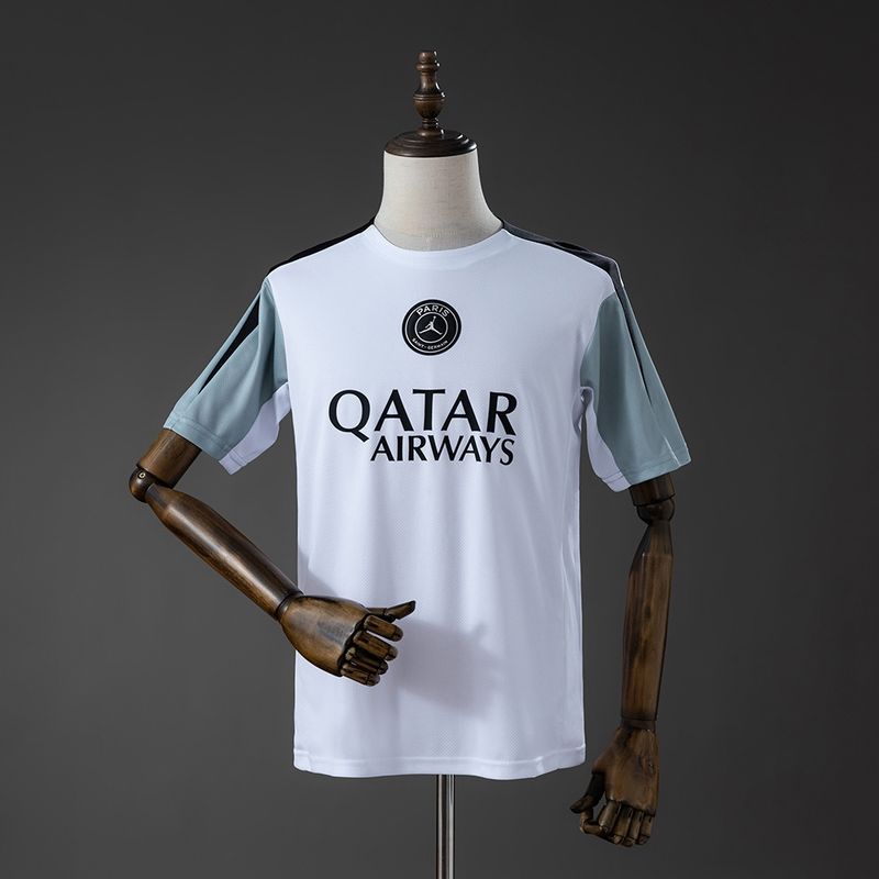 PSG White and Grey Special Fan Jersey
