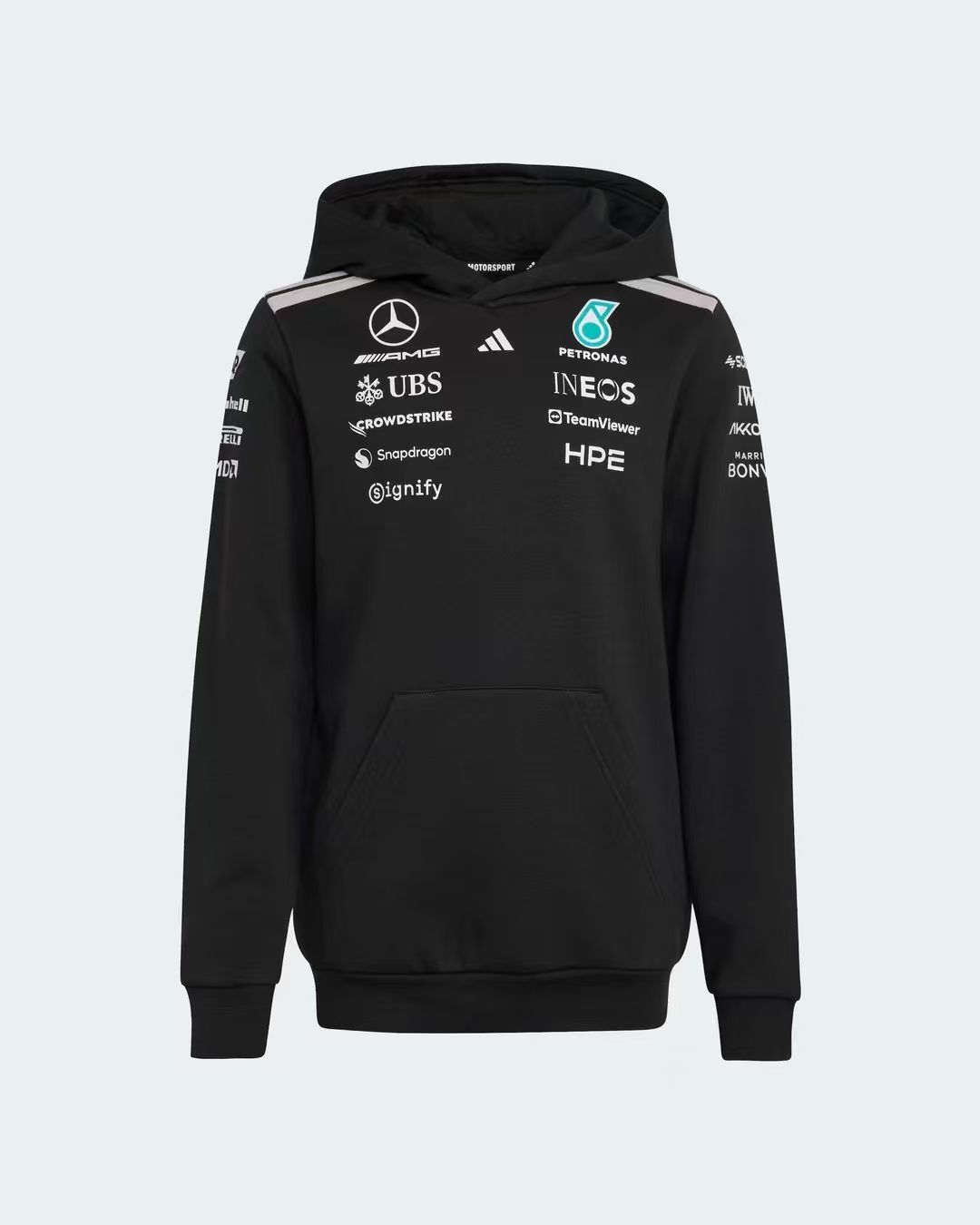 Mercedes Black Hooded Jacket 